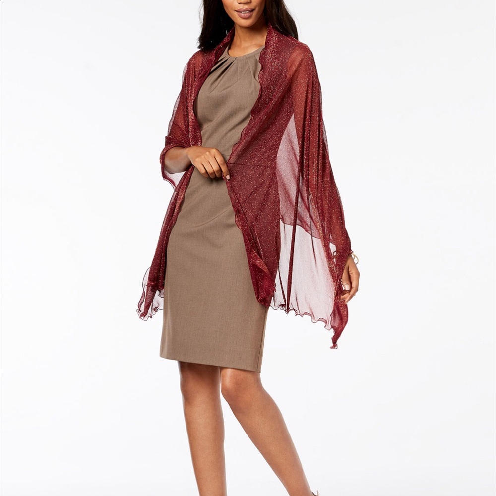 INC International Concepts Ruffled Wrap